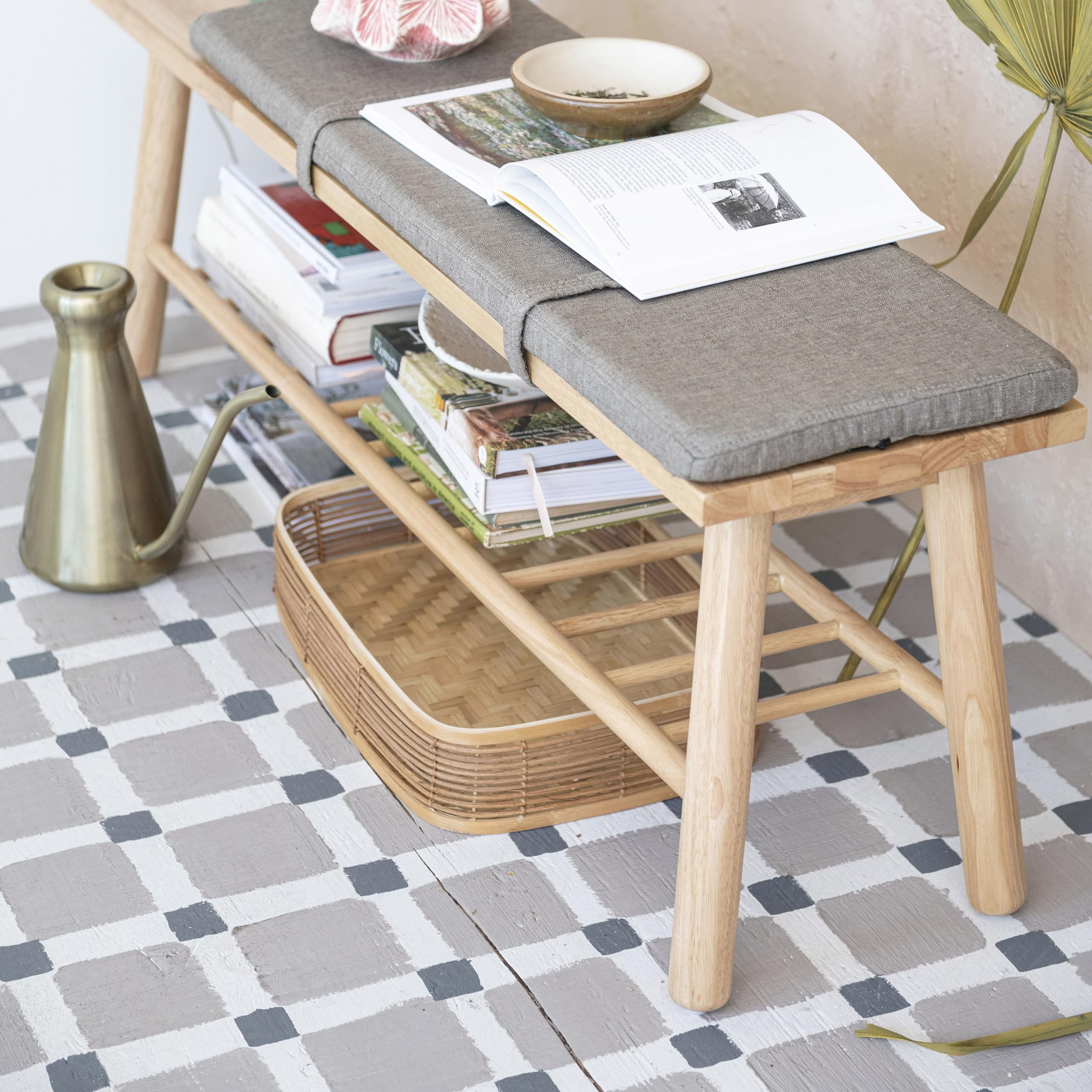 Bloomingville Brass Finish Stainless Steel Watering Can, Gold - Image 3