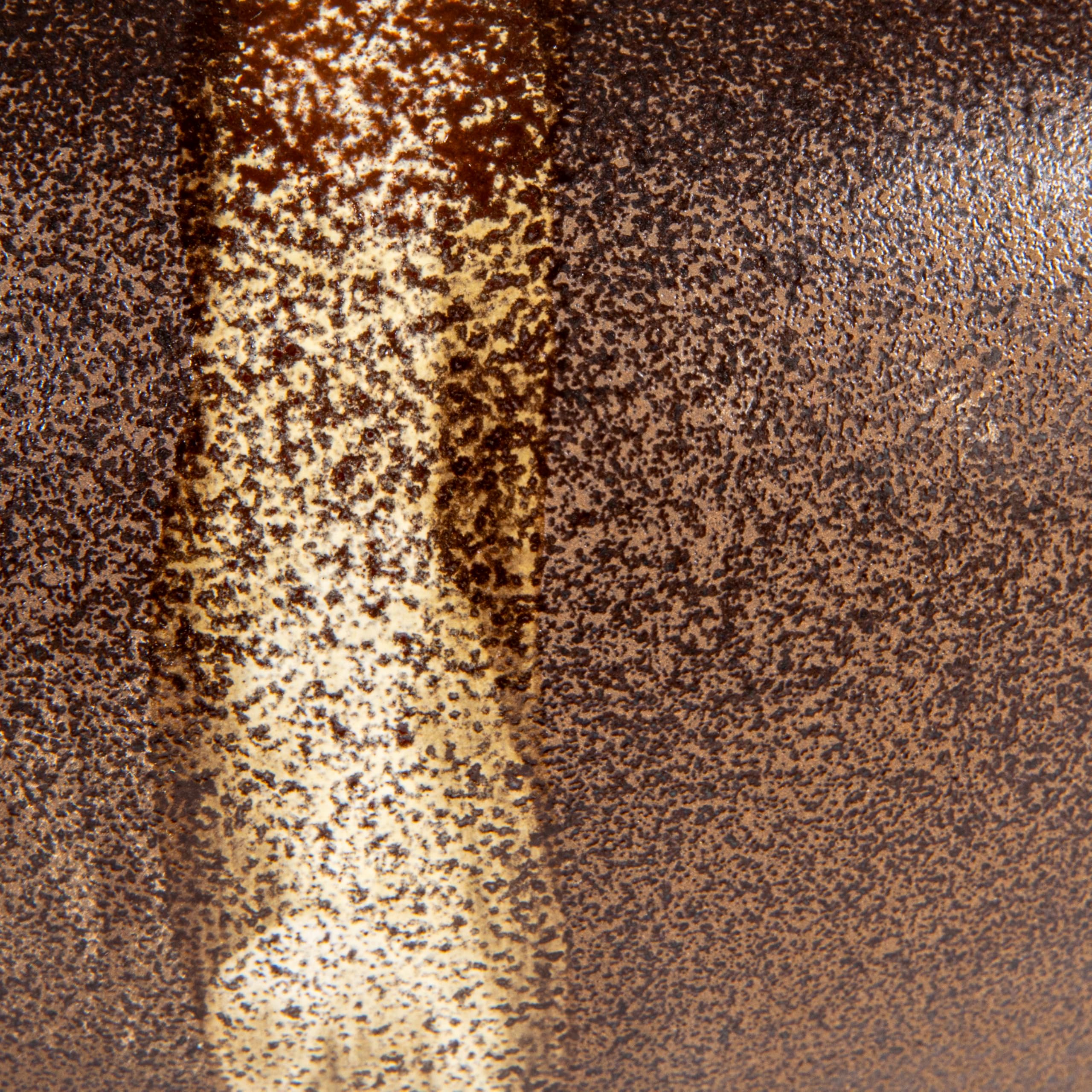 Bloomingville Decorative Stoneware Bowl with Stripes, Brown and Cream - Image 5