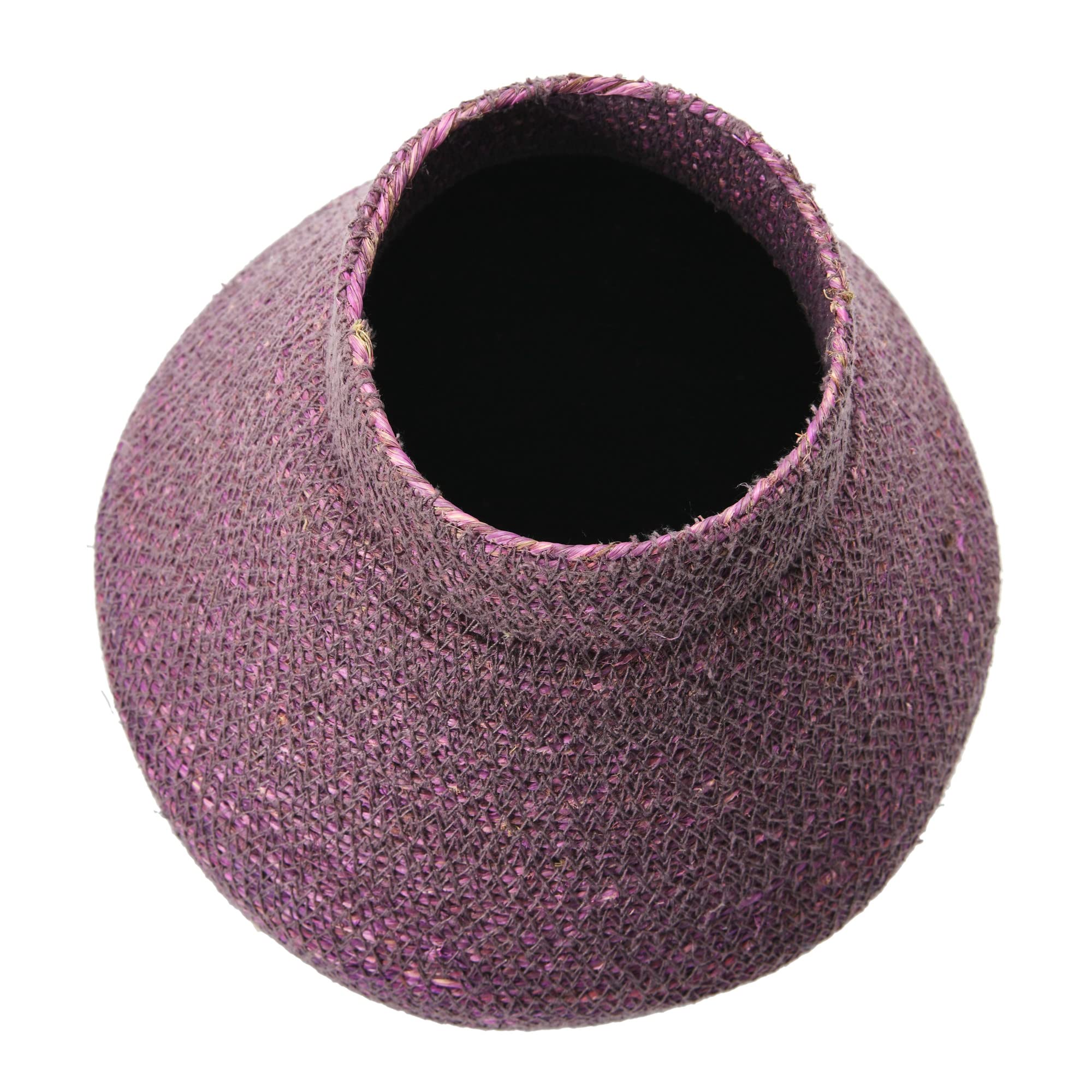 Bloomingville Hand-Woven Seagrass, Lilac Color Basket - Image 7