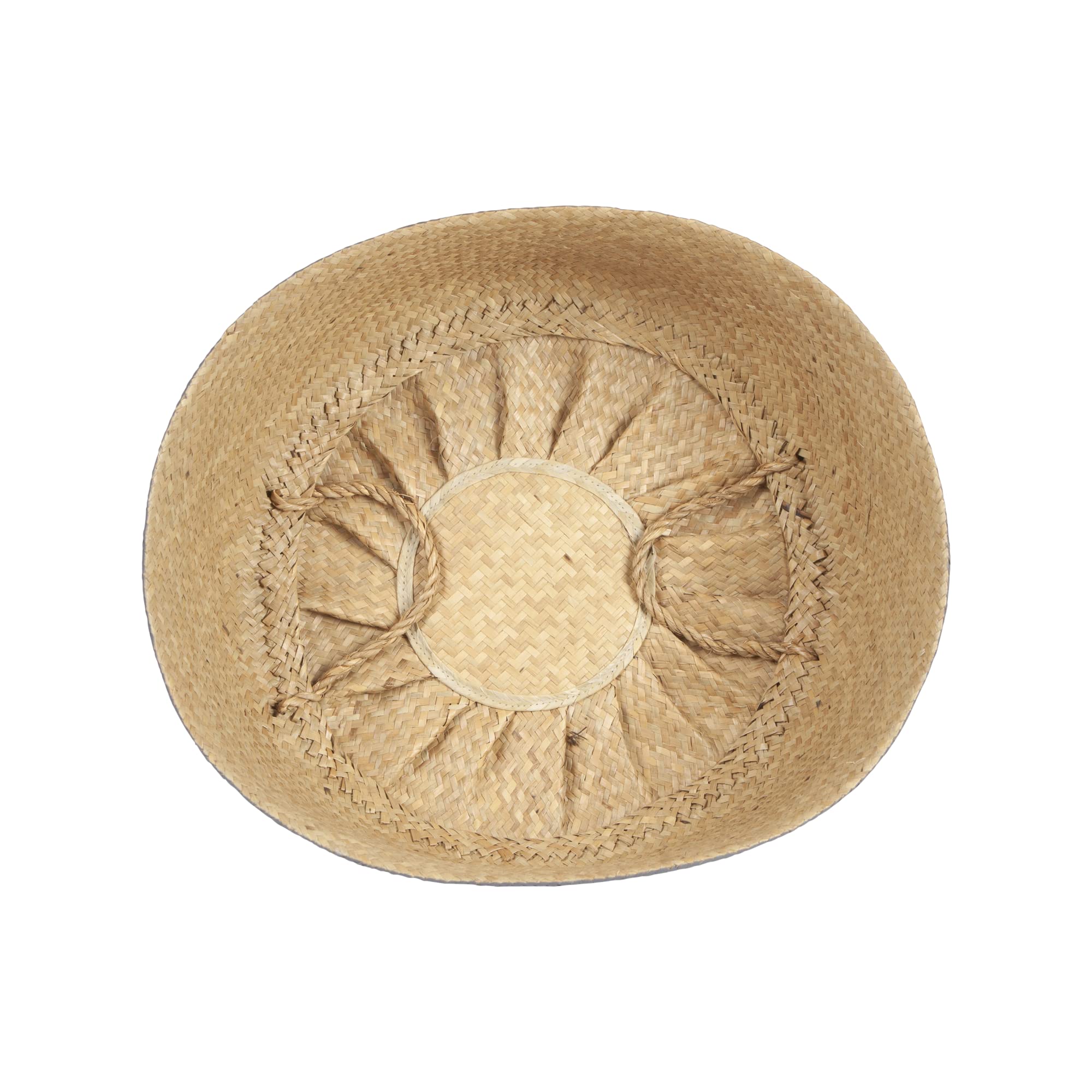 Bloomingville Handwoven Seagrass Folding Basket with Handles, Natural and Black - Image 7