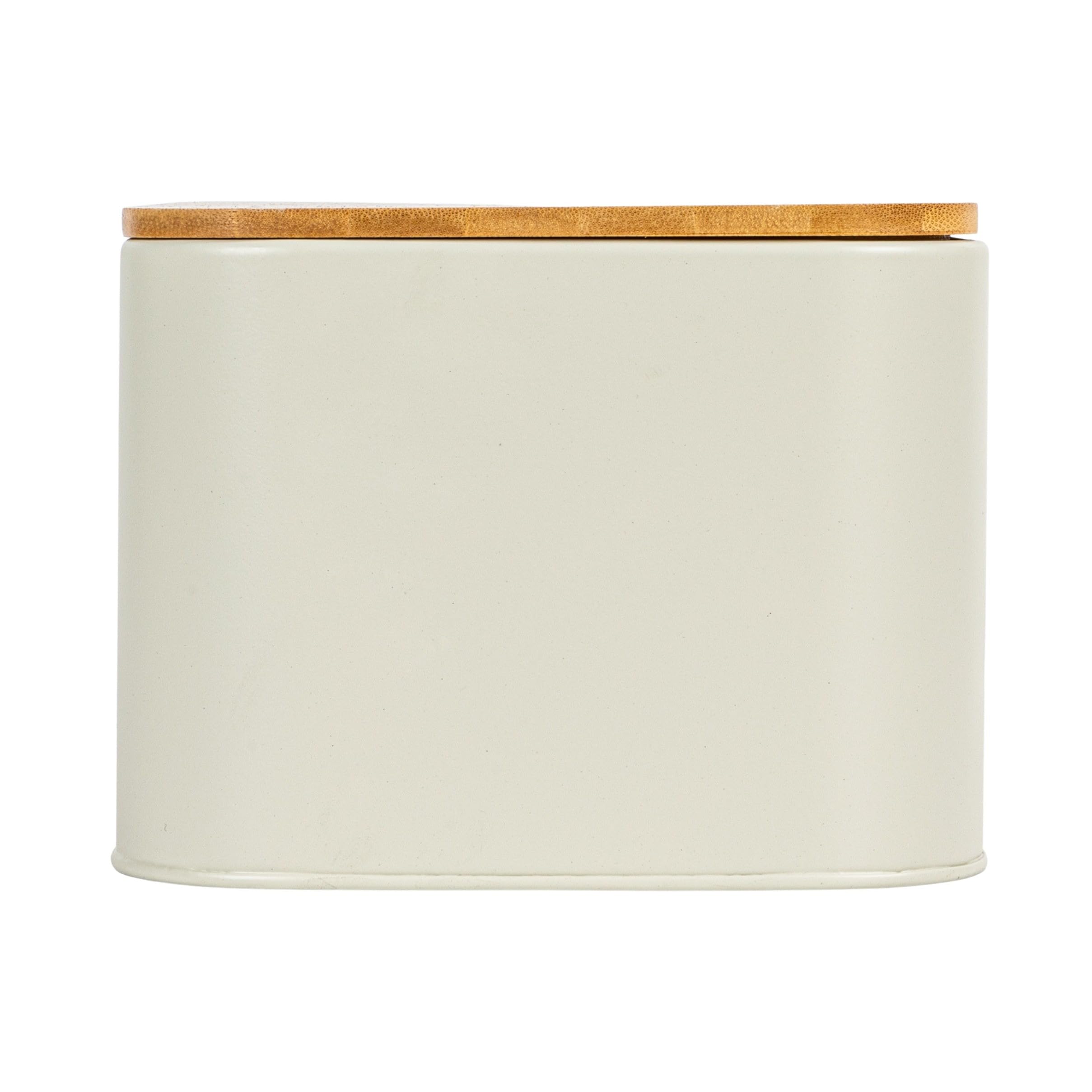 Bloomingville Metal Bread Bin with Bamboo Lid (Pack of 3) - Image 6