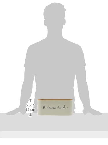 Bloomingville Metal Bread Bin with Bamboo Lid (Pack of 3) - Image 11