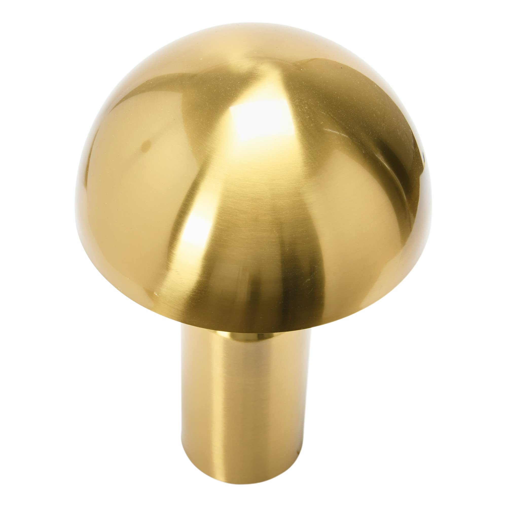 Bloomingville Metal Electroplated Table Lamp with Inline Switch, Brass, 10" L x 10" W x 14" H - Image 3