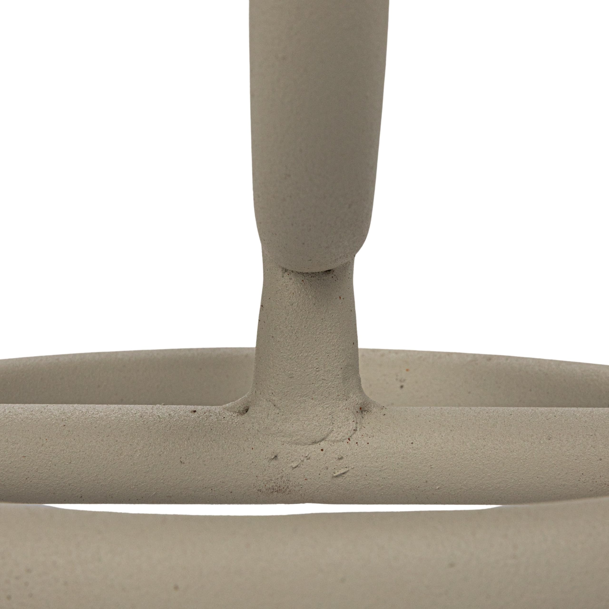 Bloomingville Metal Floor Planters Hanging on Stands, Matte Grey and Sand Color, Set of 2 - Image 5