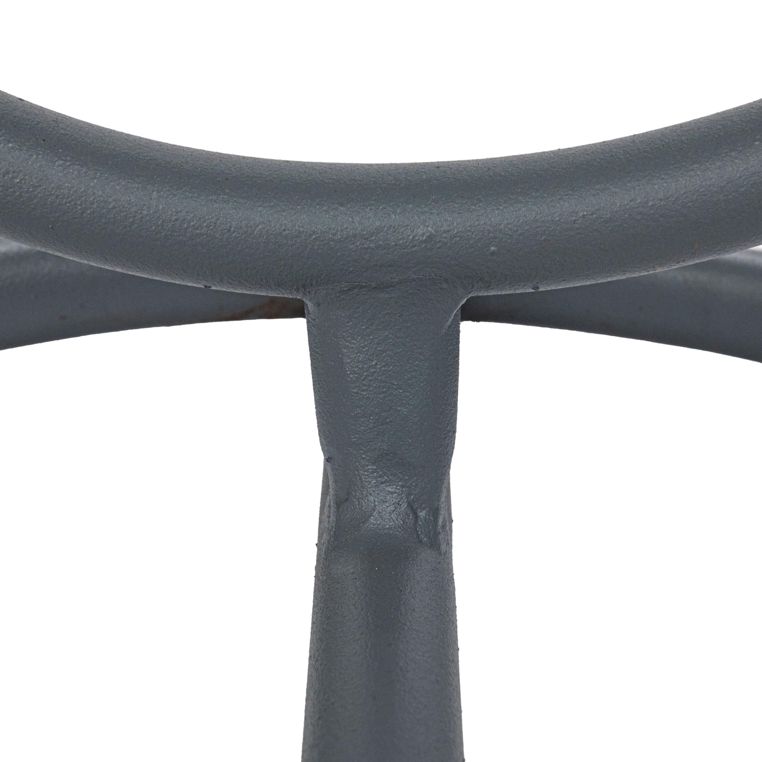 Bloomingville Metal Floor Planters Hanging on Stands, Matte Grey and Sand Color, Set of 2 - Image 6