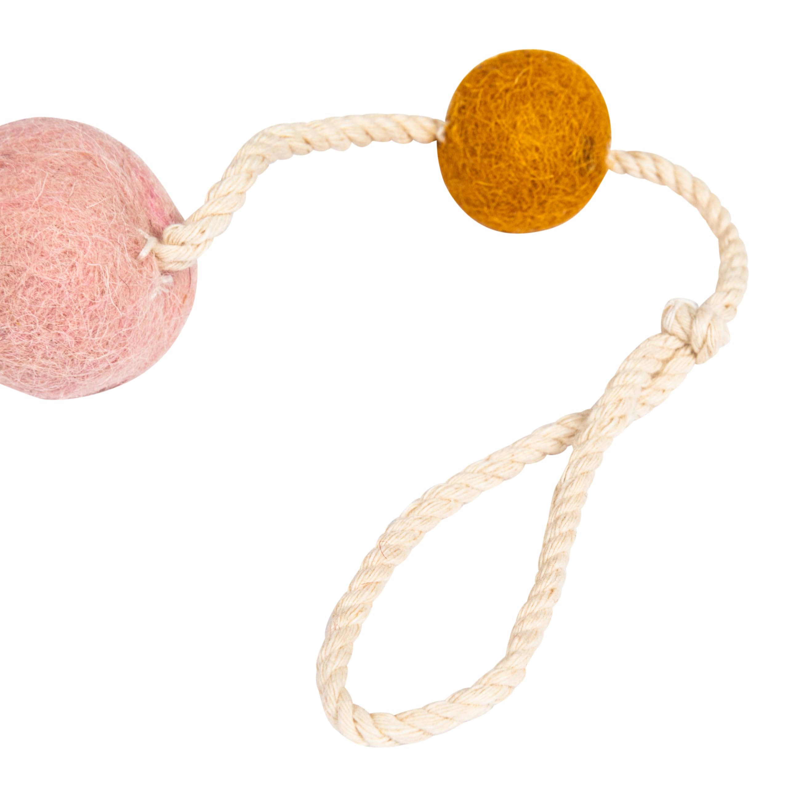 Bloomingville Multicolor Wool Felt Animal Shaped Garland - Image 3