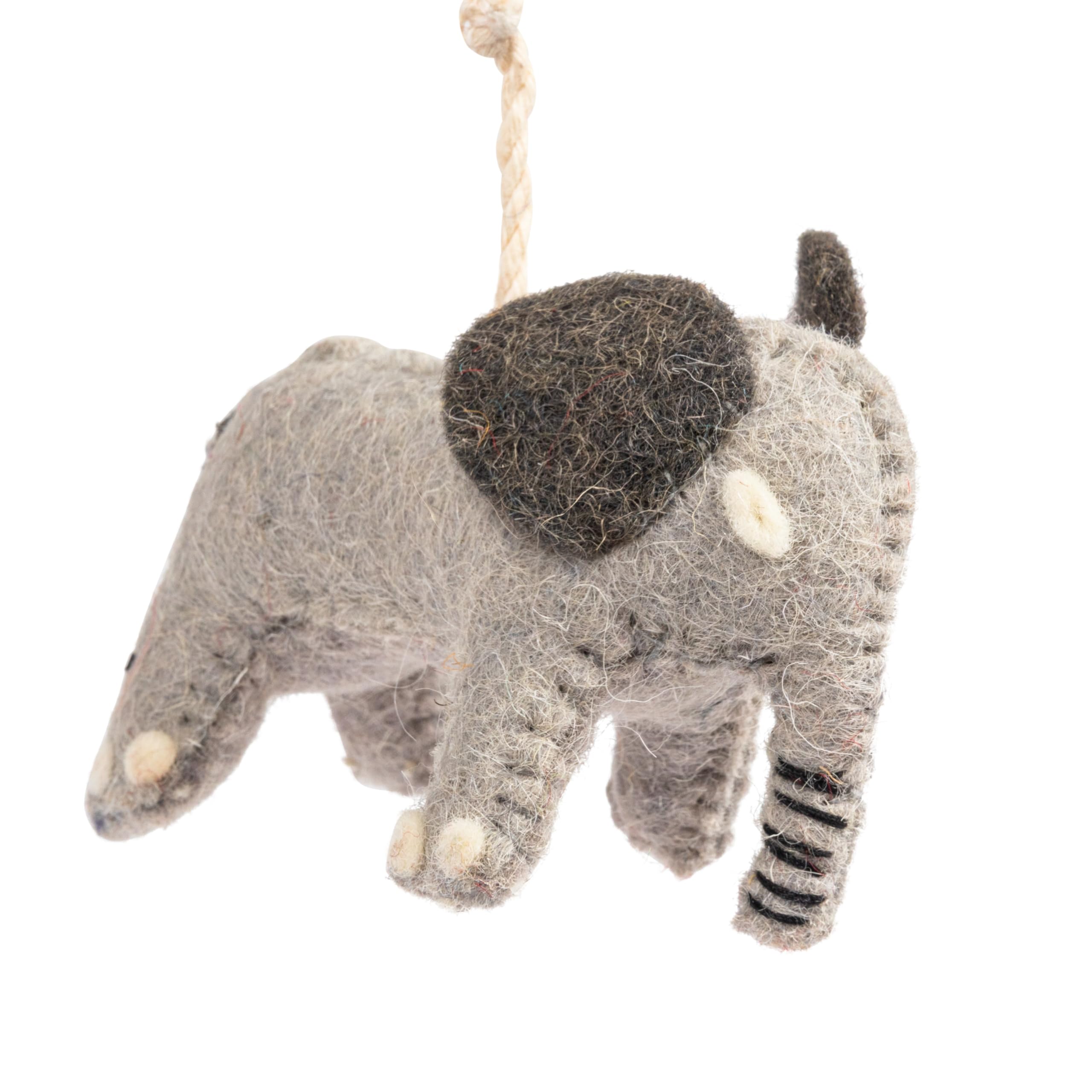 Bloomingville Multicolor Wool Felt Animal Shaped Garland - Image 5