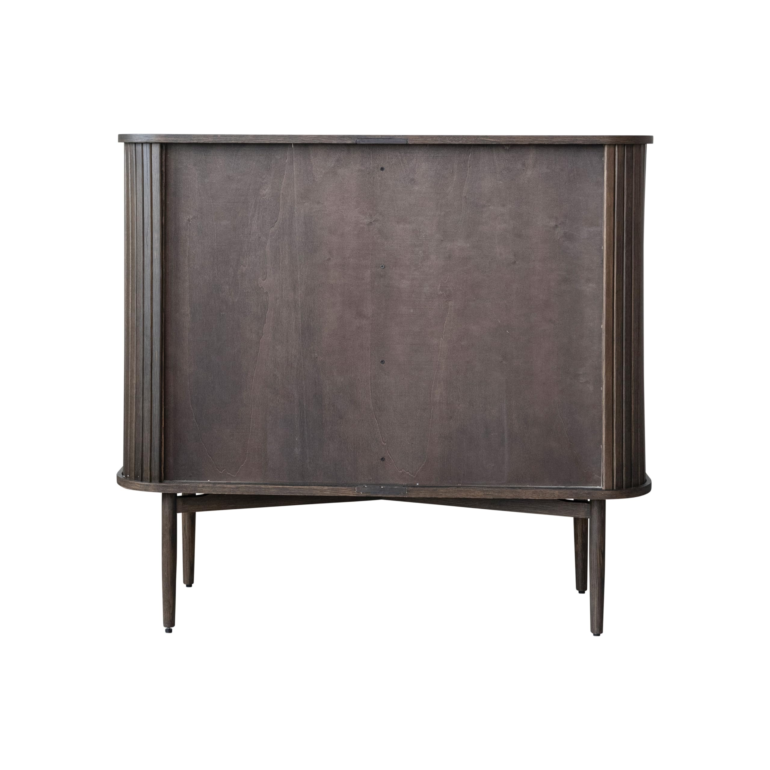 Bloomingville Reclaimed Wood and Oak Wood Cabinet with Accordion Doors, Walnut - Image 9