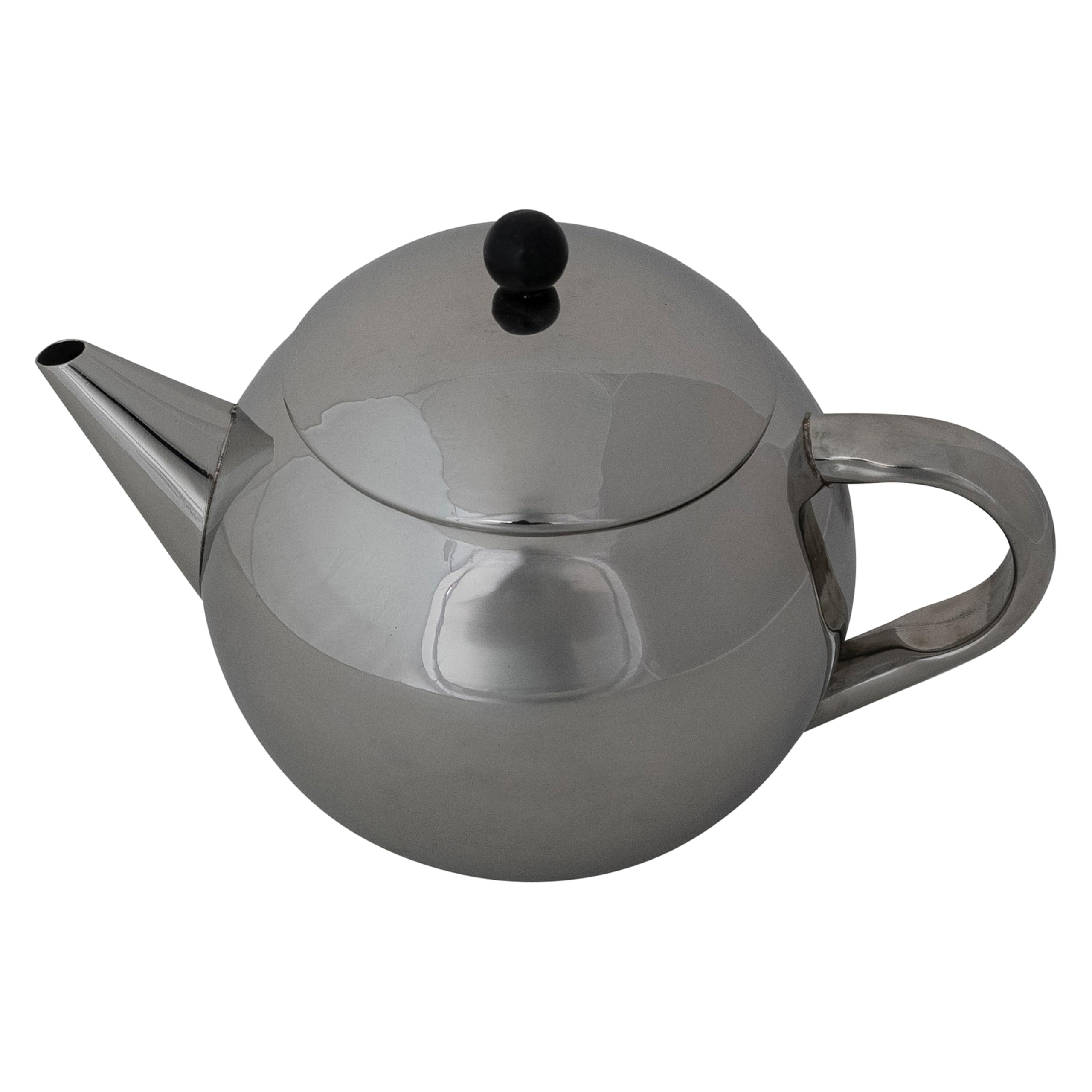 Bloomingville Stainless Steel Teapot with Bakelite Handle, Silver - Image 4