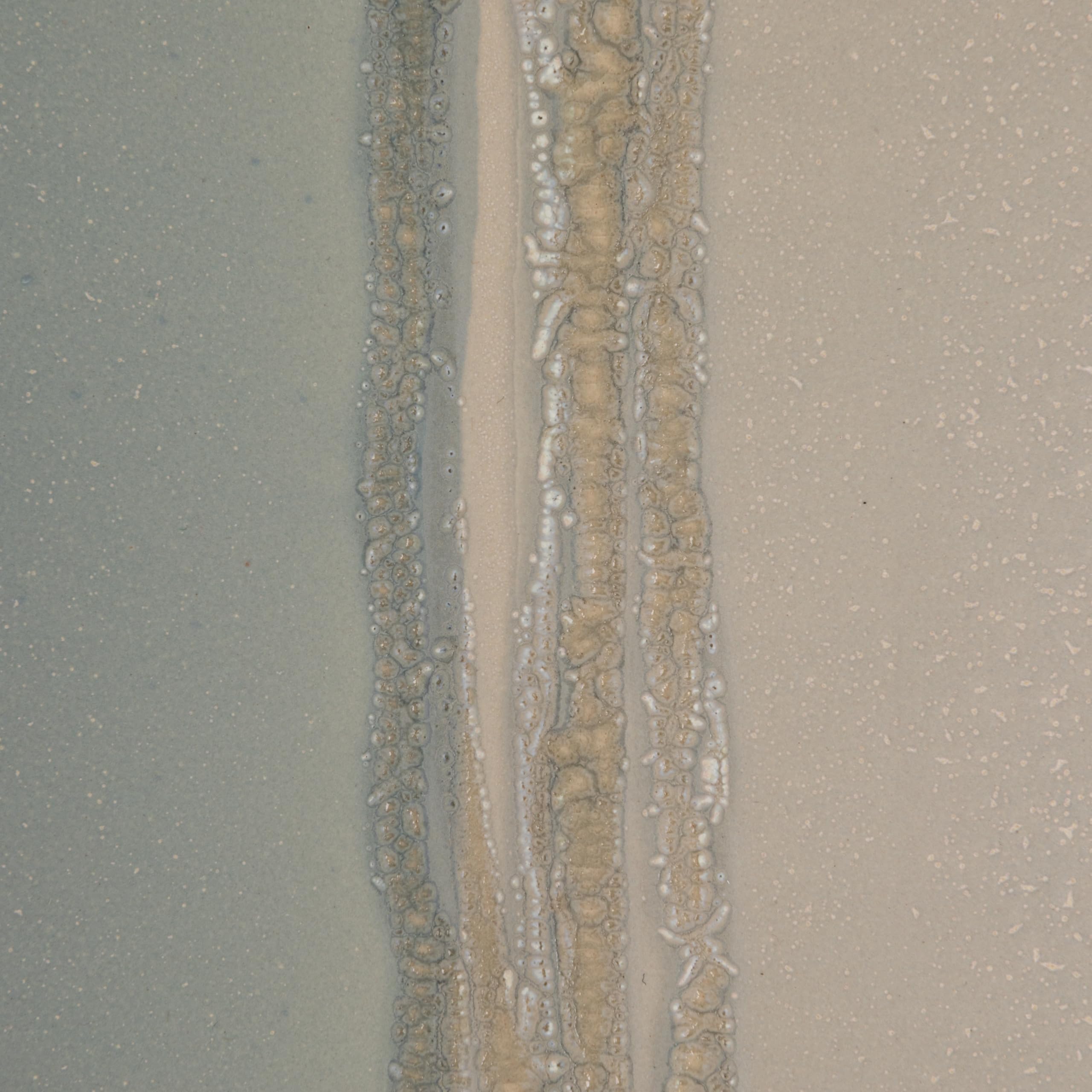 Bloomingville Stoneware Cheese Serving Board with Jute Tie, Matte Blue and Sand Color - Image 7